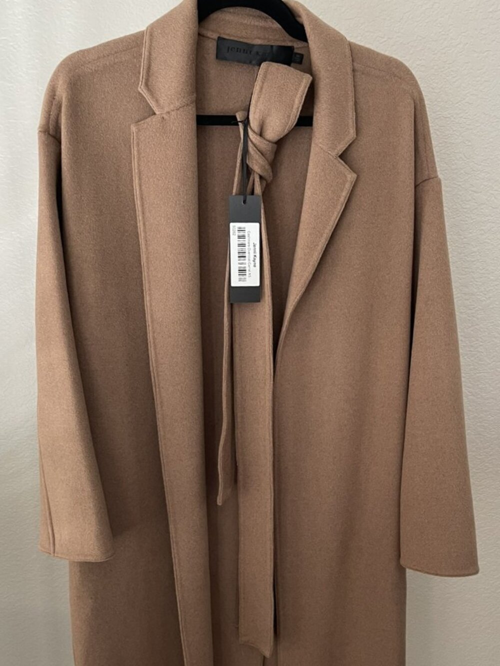 JENNI KAYNE NWT CASHMERE BLEND CAMEL OVERCOAT XS